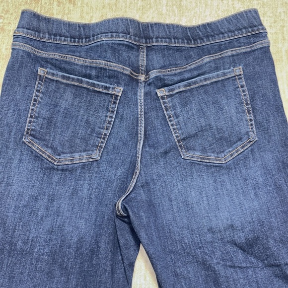 20 short plus size Jeans Lane Bryant pull on high rise jegging stretch! - Picture 5 of 7